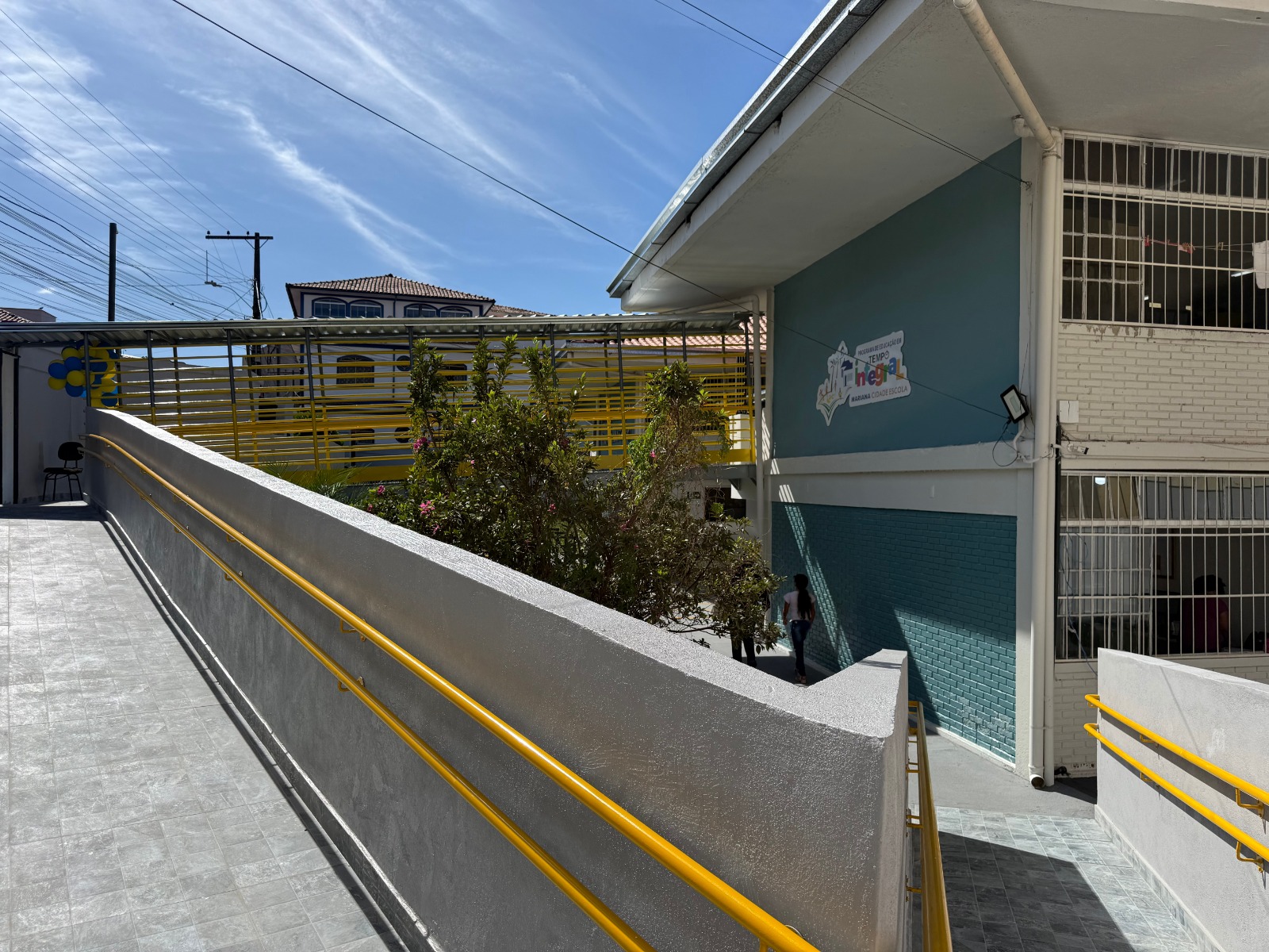 Escola Municipal Professora Santa Godoy ganha nova rampa de acessibilidade e melhorias para comunidade escolar